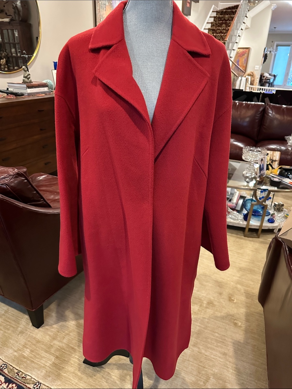 NWT Italian Designer Wool Coat | Saks Fifth | Made in Italy | Retail $2,155